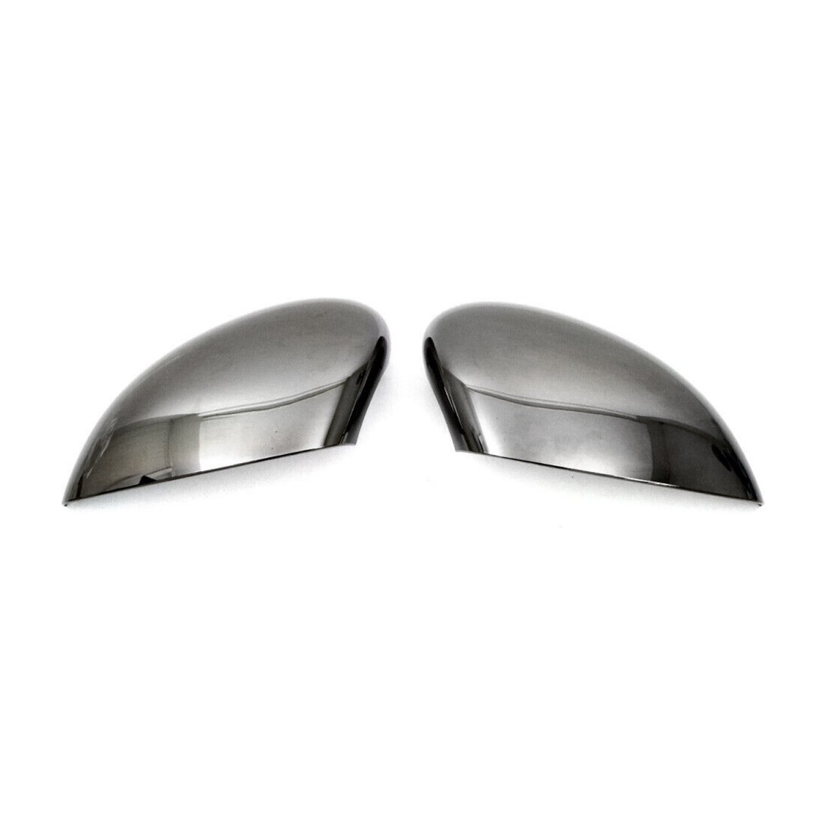 Ford Fiesta Mirror Cover - Omac - Gloss Dark 2 Pcs - Chrome - '11-'19